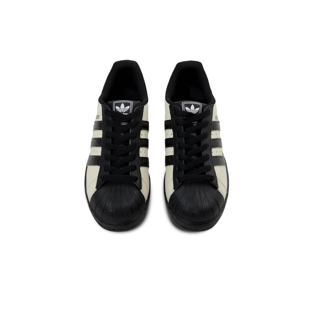 adidas Originals Superstar 2 Leather Low Top Skateboard Shoes Unisex Beige Black JI0079(Team443-)
