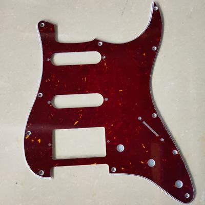 FLEOR 11 Holes HSS Electric Guitar Pickguard SSH Guard Scratch Plate & Screws Fit ST Guitar Parts, 8 Colors Option