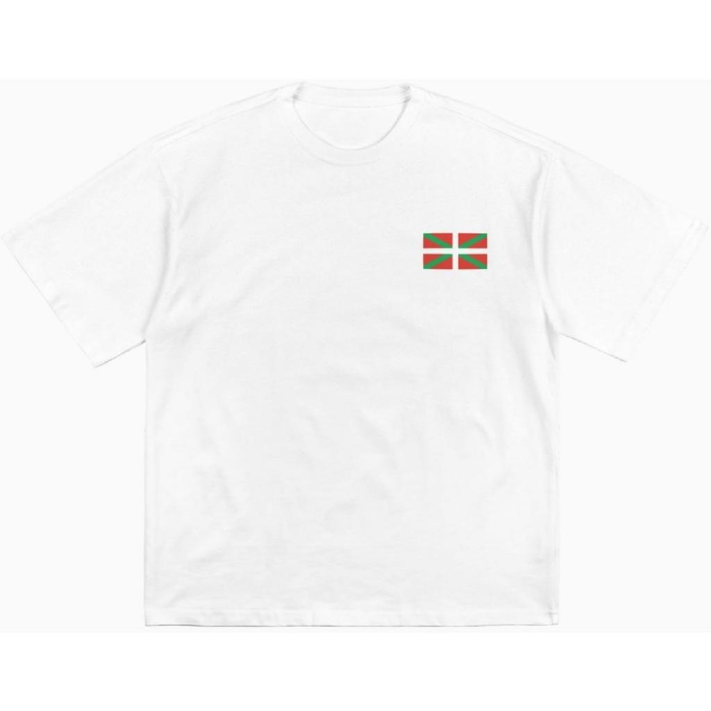 Flag of The Basque Country Cotton T-Shirt for Men Women Short Sleeve Tee Shirts