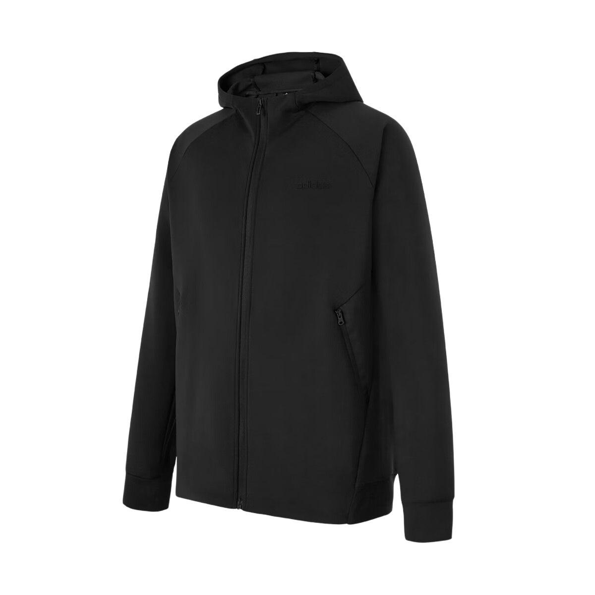 Adidas Hooded Sports Zip Long Sleeve Jacket Men jackets KC2174 S