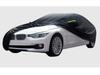 190T Black Polyester Car Cover: Waterproof, Sun Shade, Heat Insulation, Rainproof Protection.