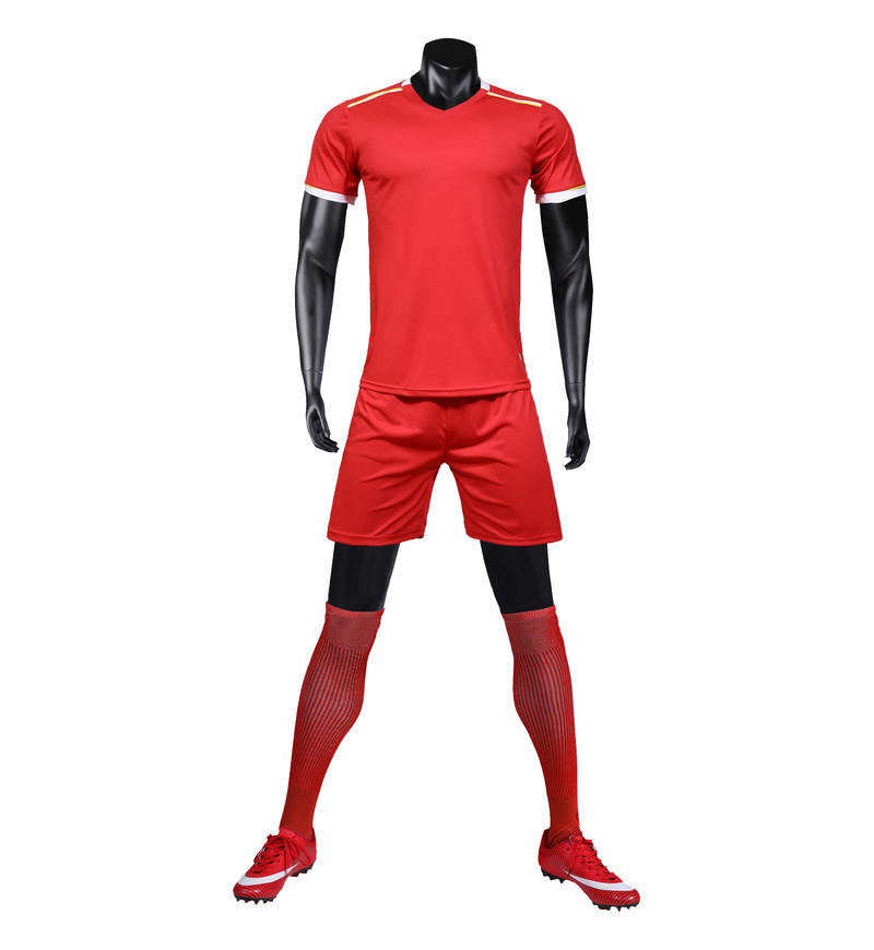 

New Football Jersey Suit Men S And Women S Summer Game Training Jersey Children S Adult Short-Sleeved Professional Sports Jersey 1904 S красный