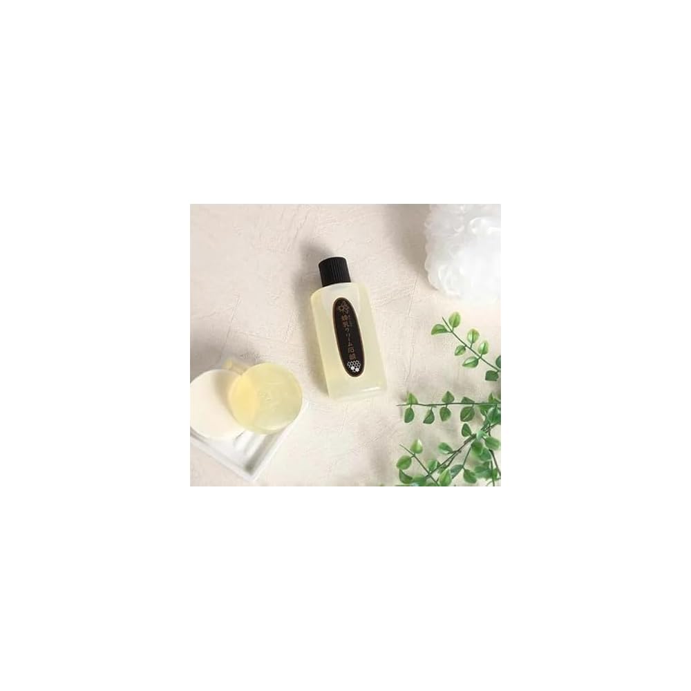 [Large 180ml] Bee Milk Cream Soap Liquid Facial Cleanser Makeup Remover for Oily Skin 180ml x 2
