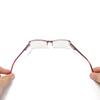 Half Frame Ultralight Reading Glasses Women Men Unisex Diamond-cut Presbyopia Eyeglasses Hyperopia Eyewear With Diopter +1.0 4.0