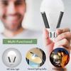 12w Led Solar Panel Light Bulb Portable Energy Saving High Brightness Camping Tent Lamp For Indoor