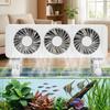 180° Rotation Heat Dissipation Fan 1/2/3/4/5/6 Heads Fish Tank Cooler Culture Fishbowl
