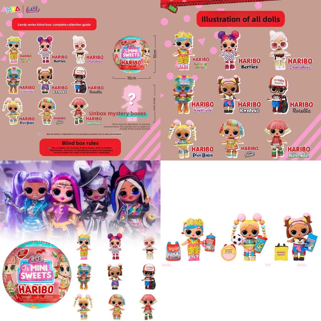 Lol Surprise Girl Toys Blind Box With Sweet Candy Themed Dolls For Kids