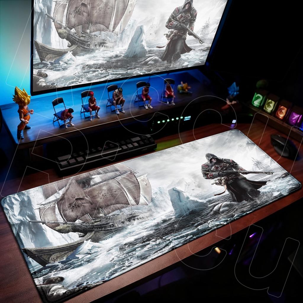 40x90cm Large Gamer Mouse Pad A-Assassin S -Creed Laptop Non-slip Deskmat XXL Durable Keyboard Cabinet Gaming Office Accessories