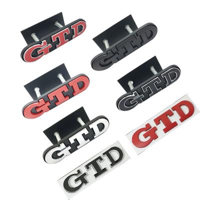 Autocolant metalic 3D GTD Emblema pentru grila fata Autocolante pentru portbagaj pentru GTD Golf 2 4 5 6 7 R MK2 MK3 MK4 Accesorii auto