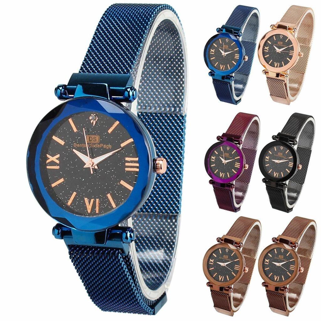 Premium Starry Sky Watch With Waterproof Design And Magnet Strap Buckle For All Occasions
