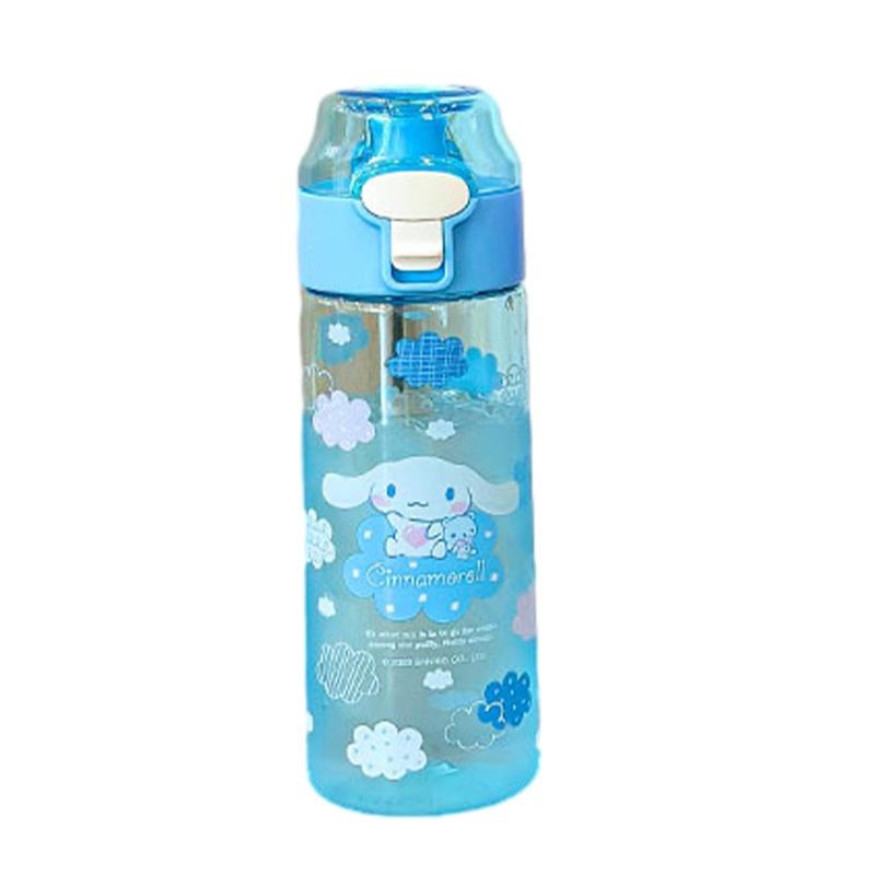 Cute Cartoon Design Tritan Plastic Water Bottle For Kids 550ml Capacity High-temperature Resistant