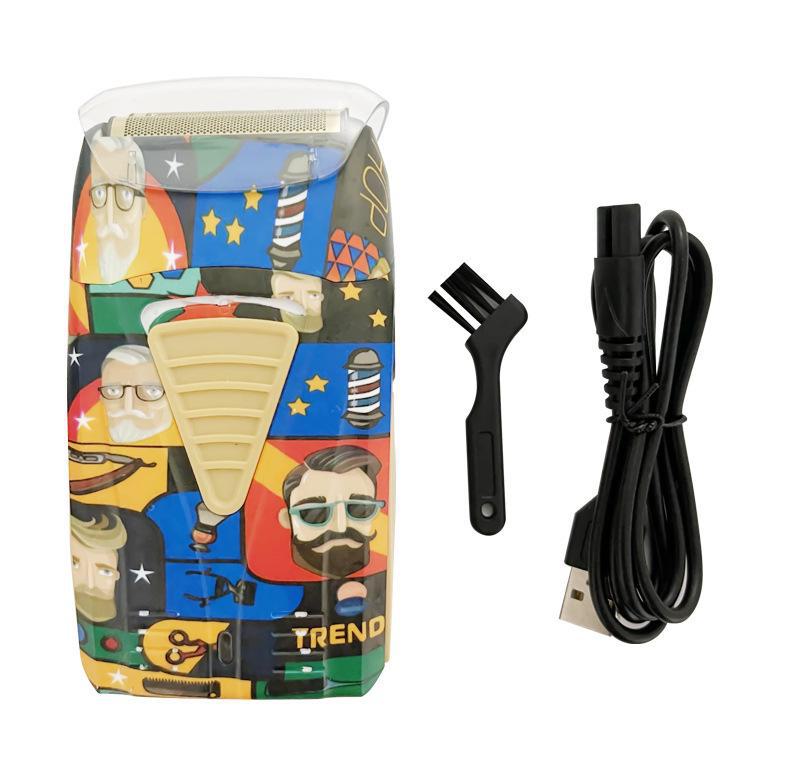 Graffiti 2-Piece Hair Clipper & Razor Set for Styling and Grooming