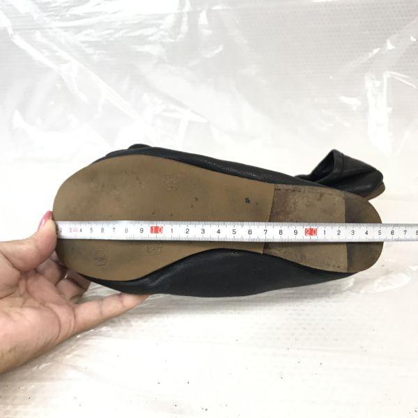 MIUMIU Leder Ballerinas 36.5 23-23.5 Schwarz(GEBRAUCHT)