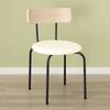 Trendy European Dining Chairs White Nordic Metal Office Dining Chairs Modern Luxury Muebles Para El Hogar Home Furniture