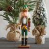 1Pcs 30Cm Cartoon Walnut Soldier Home Decoration Christmas Ornament Wooden Nutcracker Puppet Desktop Decor
