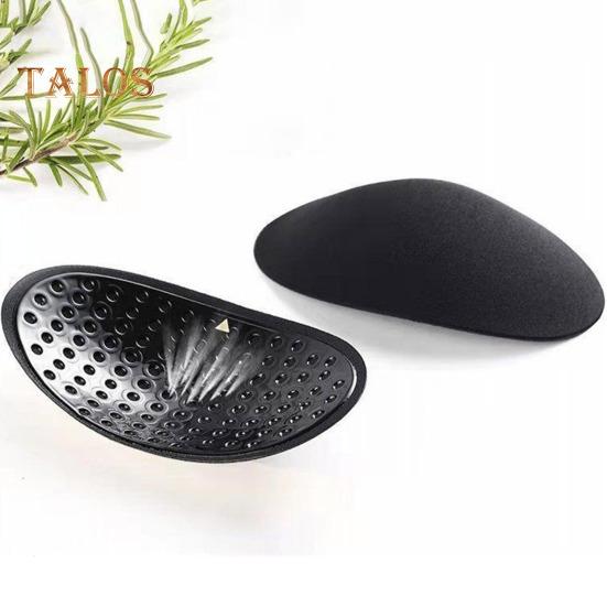 1 Pair Shoulder Pads for High Low Shoulders 3D Self Adhesive Silicone Anti-Slip Sponge Shoulder Push-up Pad Sweat-proof Smooth Curves DIY Clothes