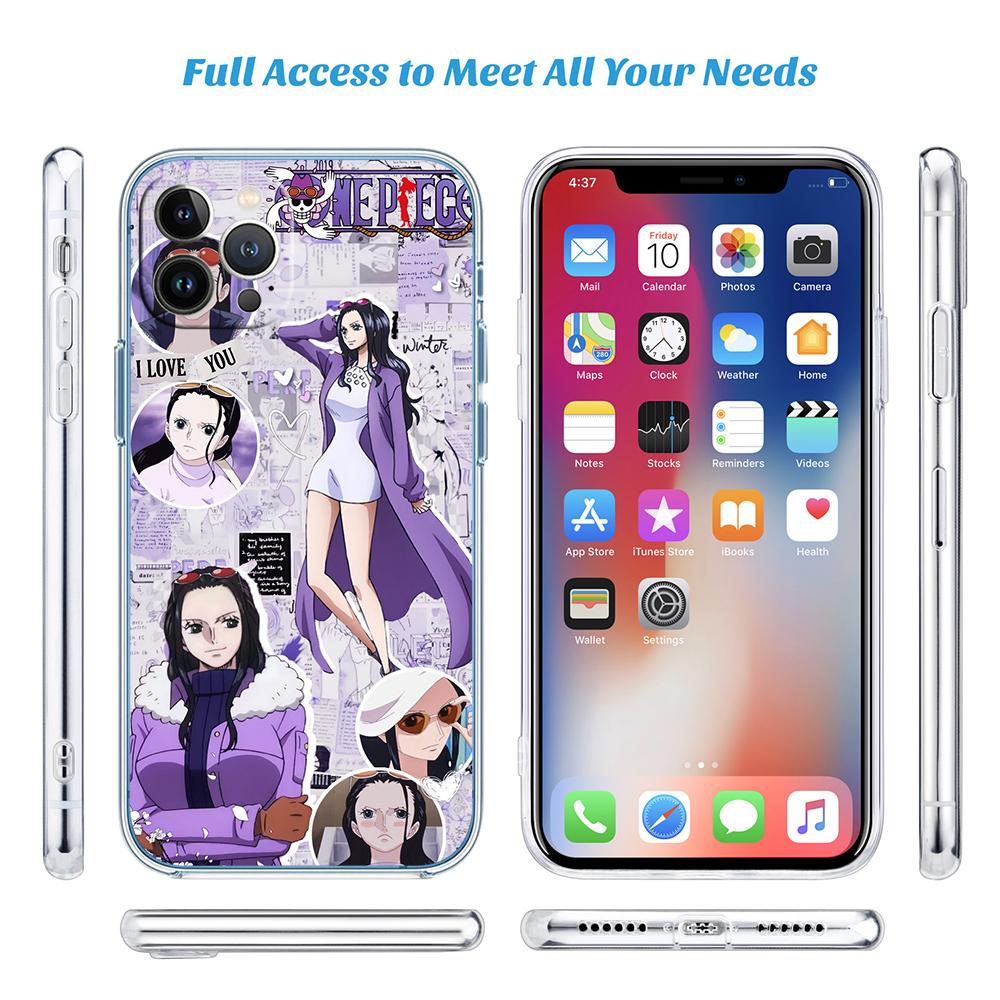 FM41 One Piece Nico Robin Case for Motorola E13 E15 E20 E22 E22I E22S E30 E32 E40 E7 E7I G Plus Power Play Stylus G22 G14