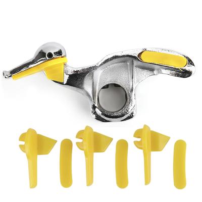 Stainless Steel Car Tire Changer Mount Demount Duck Head Accessories with Protective Pads30mm