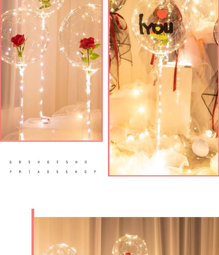 Romantic Proposal & Birthday Indoor Balloon Decoration Set