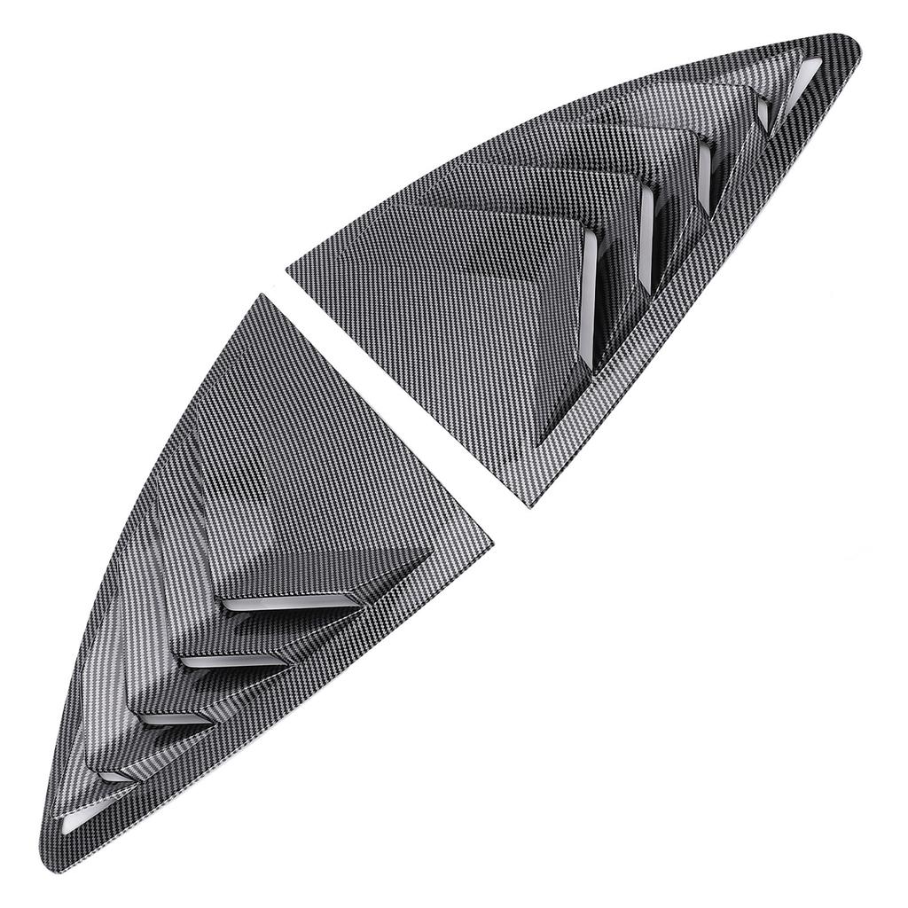 P of Rear Side Window Louver Vent Left Right Window Shutter Cover Trim Replacement for 6 2013-2020