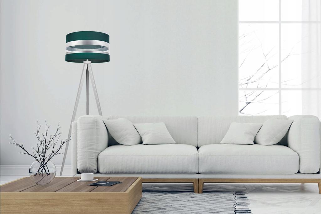 Loft Tripod Floor Lamp Chrome Lampshade Led Selection