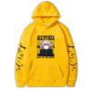 NAZUNA Cartoon-Print Plus Size Hoodie, Harajuku Streetwear Sportswear