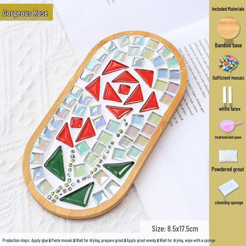 DIY Mosaic Coaster Kit for Kids: Creative Father's Day Craft