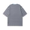 Carhartt WIP Loose Fit Striped Comfortable Simple Short Sleeve T-Shirt Men tops Blue I034640-2PY-XX