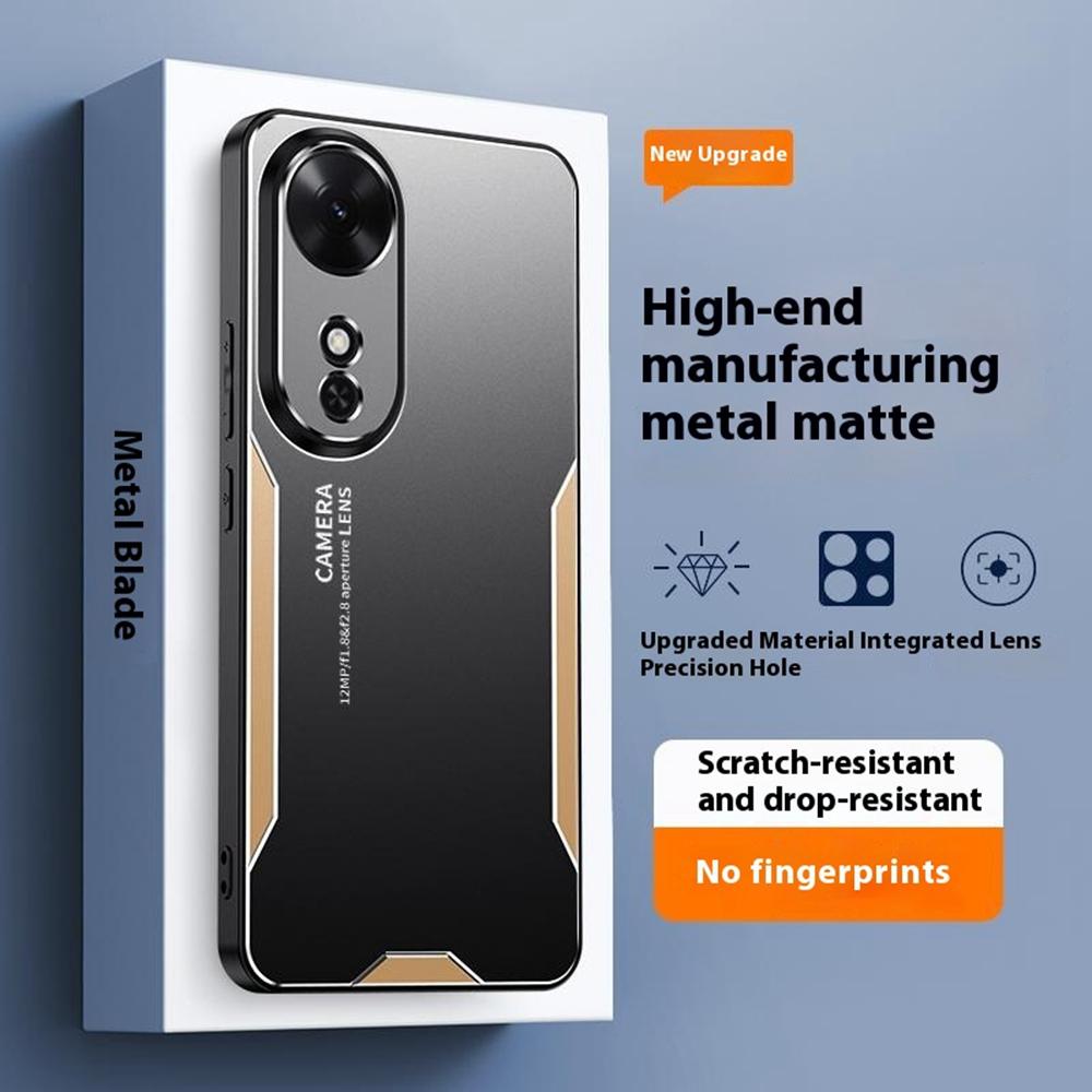 

For Honor Play 60 5G Phone Case Aluminium Alloy TPU PC Back Cover Silver