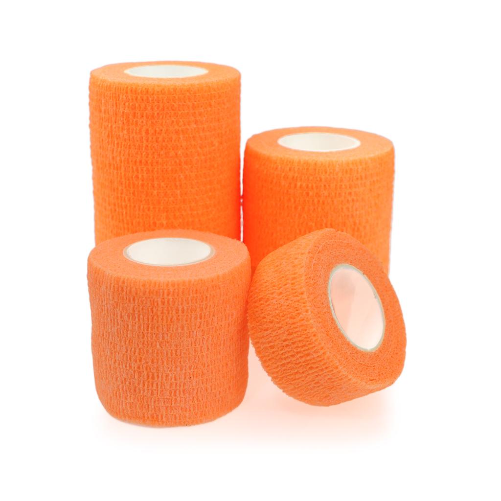 24 Pieces Elastic Bandage Tapes Athletic Tape Elastoplast Sports Recovery Strapping Gym Waterproof Muscle Relief Finger Ankle
