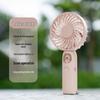 Cartoon USB Rechargeable Mini Handheld Fan - Cute, Strong Wind, Portable Outdoor Use