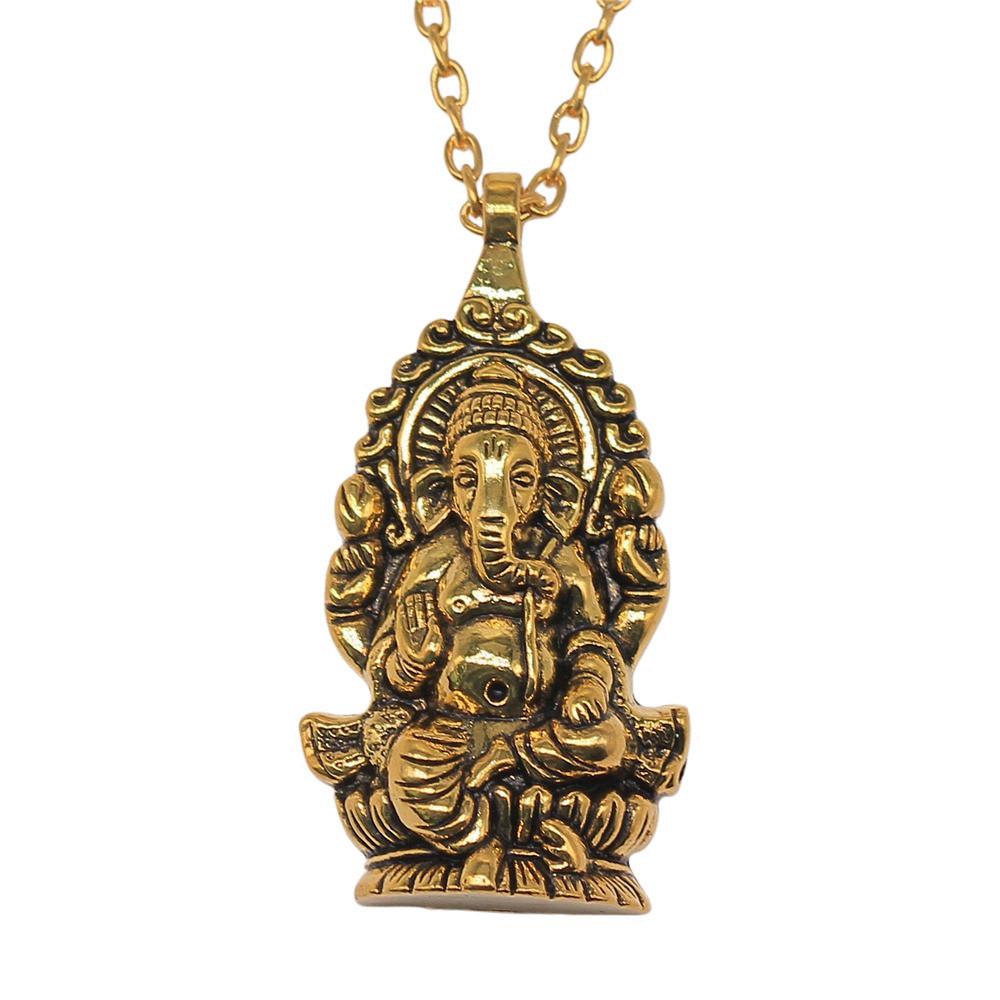 Golden Animals Plants Nature Themed Pendant Antique Color Metal Men Collar Necklace Best Seller