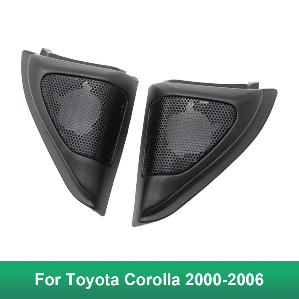For Toyota Corolla 2000-2006 2PCS Car Tweeter Refitting Audio Door Angle Gum Speaker Cover Boxes Mounts