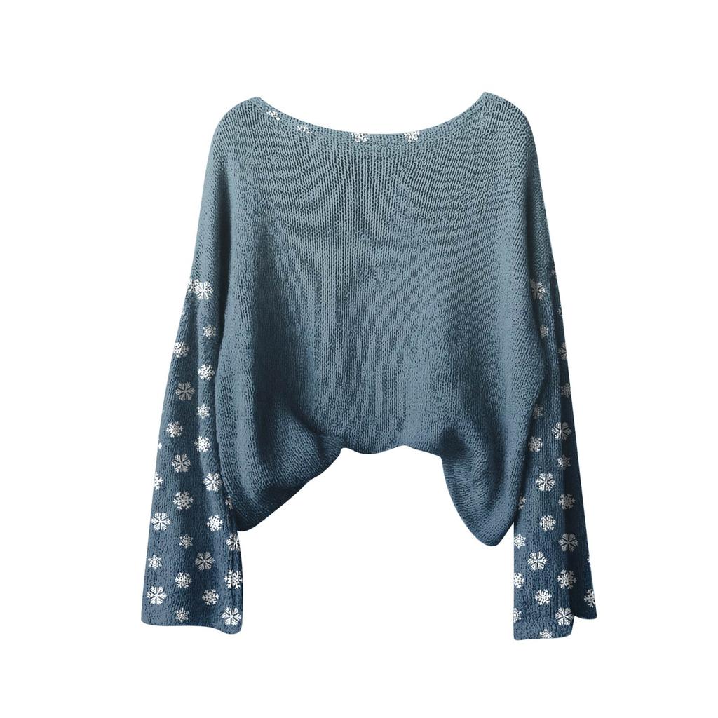 Women's Fashion Long Sleeved Elegant Sweater Top