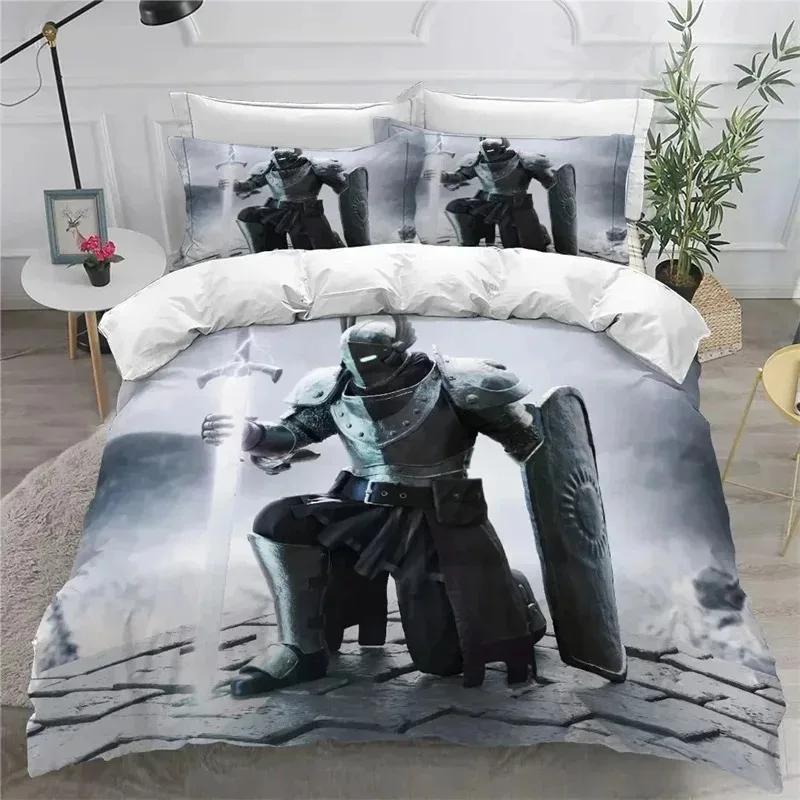 

Comforter 3D Print Holy Knights Bedding Set Comforter Bed Set King Queen Twin Size Boys Girls Adults Comforter (quilt)-EU Single(135*200cm)3pcs