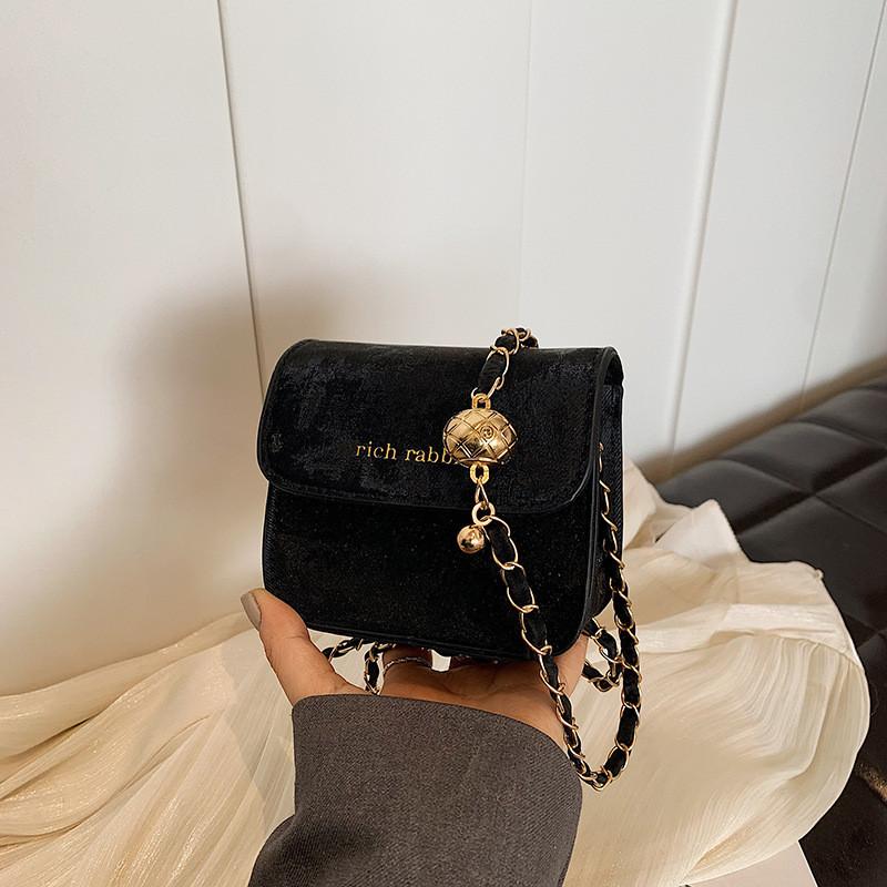Fashionable Chain Phone Bag Stylish Unique Small Crossbody Shoulder Bag For Women Spring 2024 New Trendy Medium Pu Leather
