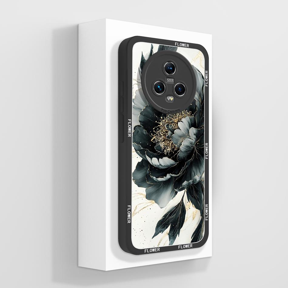 For Honor Magic 5 Pro Phone Case Cute Creative Full Protection Funda For Honor Magic5Pro Soft Liquid Silicone Anti Slip Bumper