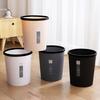2PCS Garbage Can with Pressure Ring Design Waste Bin Large Capacity Portable Strong Load Capacity Trash Bin for Home Bedroom Bathroom Kitchen