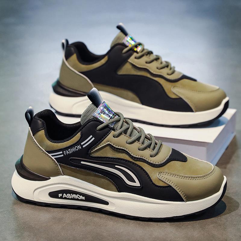 Autumn men's shoes new breathable sports shoes men's trend versatile thick-soled non-slip casual board shoes