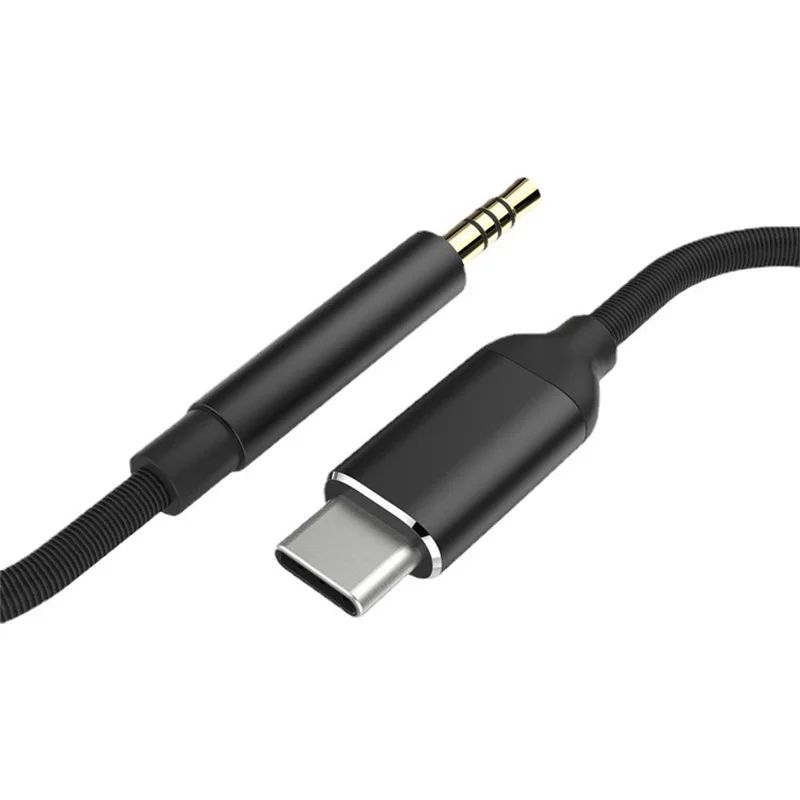 

Usb Type C до 3,5 мм Aux аудиокабель гарнитура динамик разъем для наушников адаптер автомобильный Aux для Samsung S20 Plus Note 20 S21 Ultra Tab S7 1m чёрный