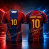 Camiseta de Fútbol Commemorativa Yamal No.10 Rushready Verano Transpirable Set para Adulto/Niño Camiseta Deportiva Edición Especial Camiseta de Fútbol para Aficionados
