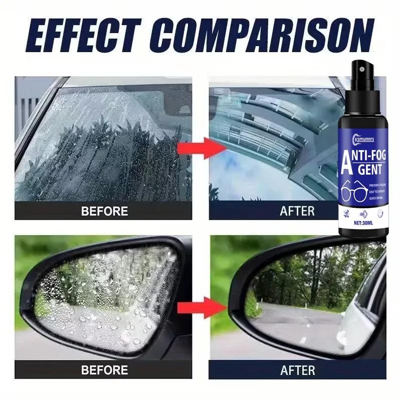 New Anti-Fog Spray for Glasses - Efficient Solution for Swimming Goggles Stylish Eyewear & Regular Glasses Fogging Problem