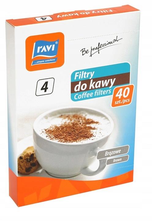 Ravi 4 Coffee Filters 40 Pcs