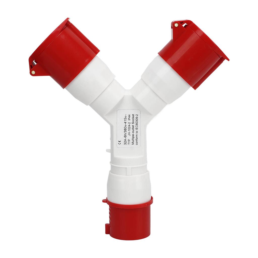 Y Shaped Industrial Plug 1 In 2 Out Explosion Proof 4 Core 2P and N and E IP44 Protection for Agricultural Production