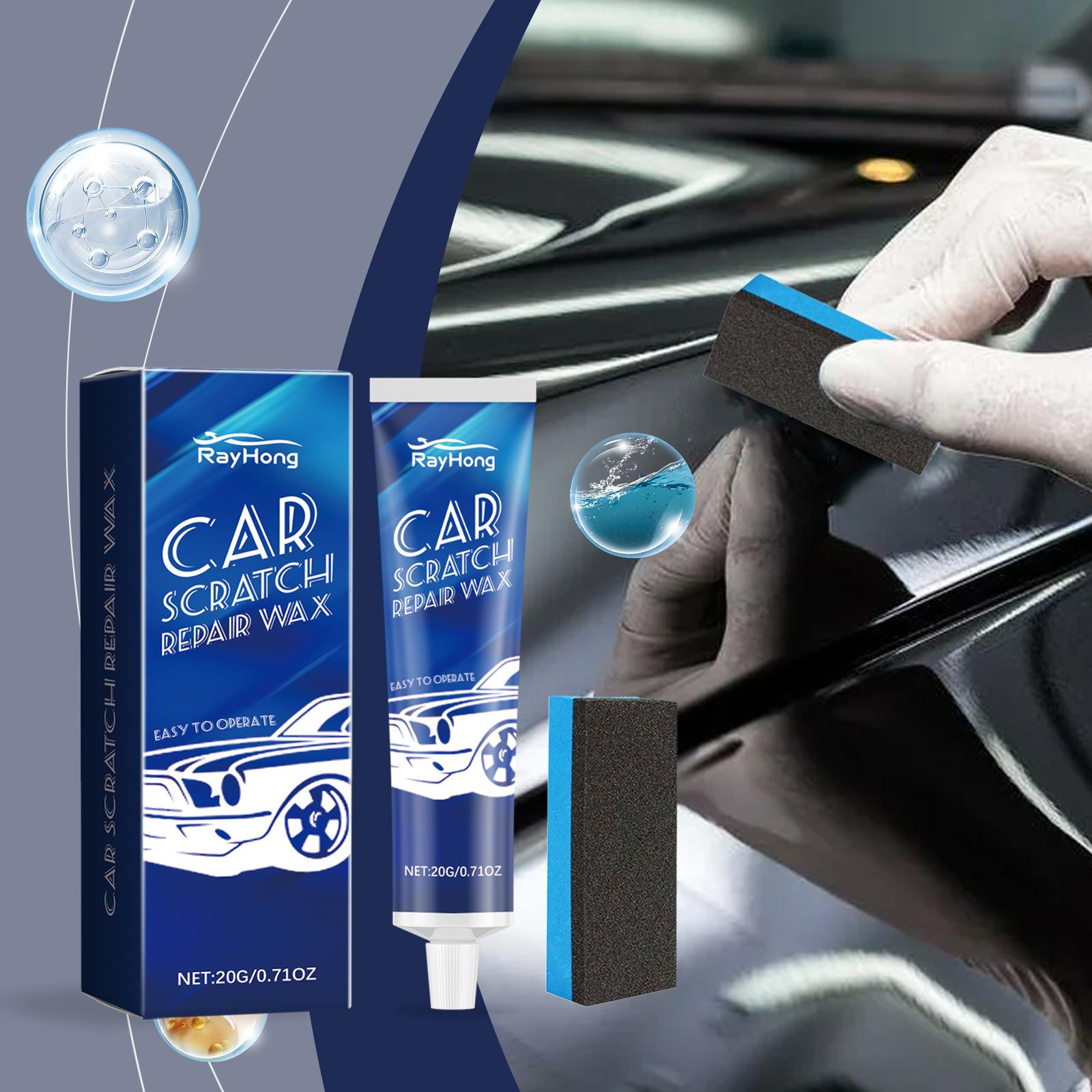 

Rayhong Car Scratch Repair Paste, Car Scratch Repair Paste Polishing Wax for Deep Scratch Repair on Car Paint Various Surfaces 20g