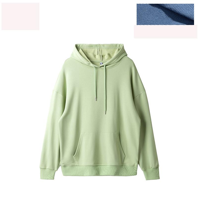 Dam Varma Mjuka Huvtröjor Enfärgad Basic Bekväm Elegant Huvtröja Passform Huvtröjor Varor för Dam Kläder