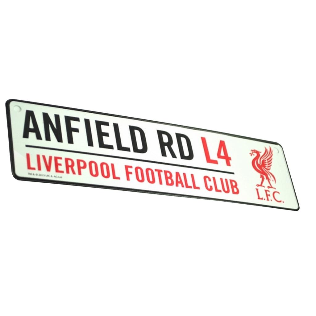 Liverpool FC Offisielt fotball 3D-preget metall hengende gateskilt