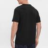 Calvin Klein T-shirt girocollo da uomo con stampa logo aderente Top Neri J30J324671-BEH