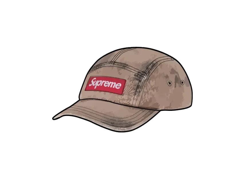 798989 Supreme Overdyed Camp Cap  Tan One-Size