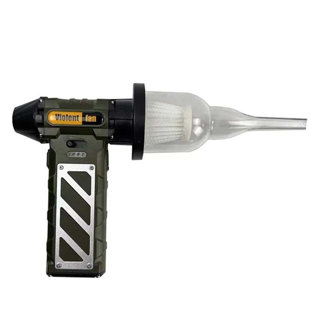 

Мощная воздуходувка высокой мощности 110000 об/мин Электрический пылесос для воздуха Кемпинг на открытом воздухе Барбекю зелёный